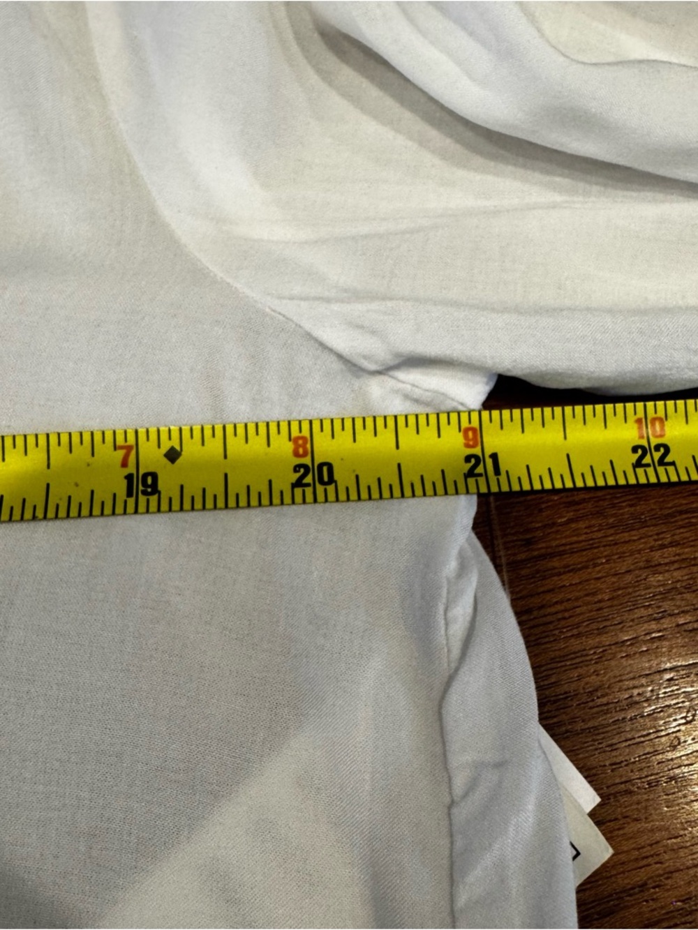 NEW VELVET BY GRAHAM & SPENCER Samantha White Viscose Popover Ruffle Trim Sz‎ S - Picture 12 of 14